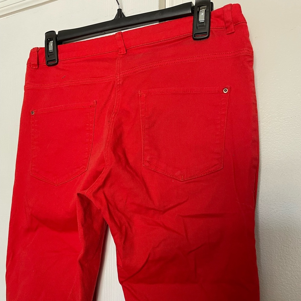 ✅H&M Cotton Vintage y2k Super Skinny Jeans moto rockstar vibrant biker skater 8 - Picture 6 of 10